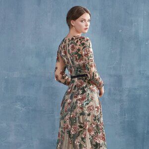 Andrea & Leo Couture A0926 Savannah Gown size 14 - Copper